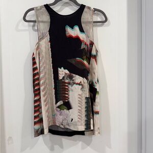 Abstract Print Women's Tank Top